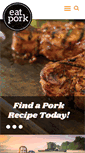 Mobile Screenshot of eatpork.org